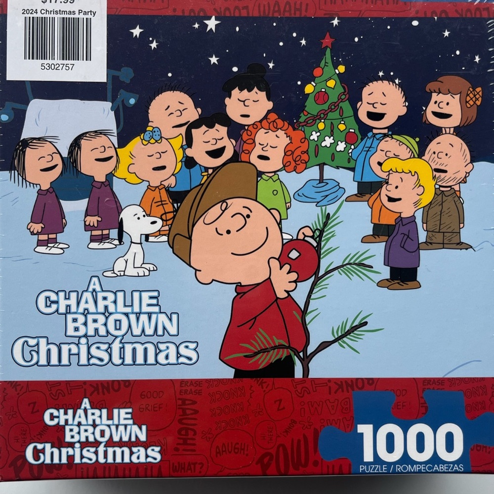 A Charlie Brown Christmas Puzzle 1000 Pieces Aquarius Peanuts Collectible
